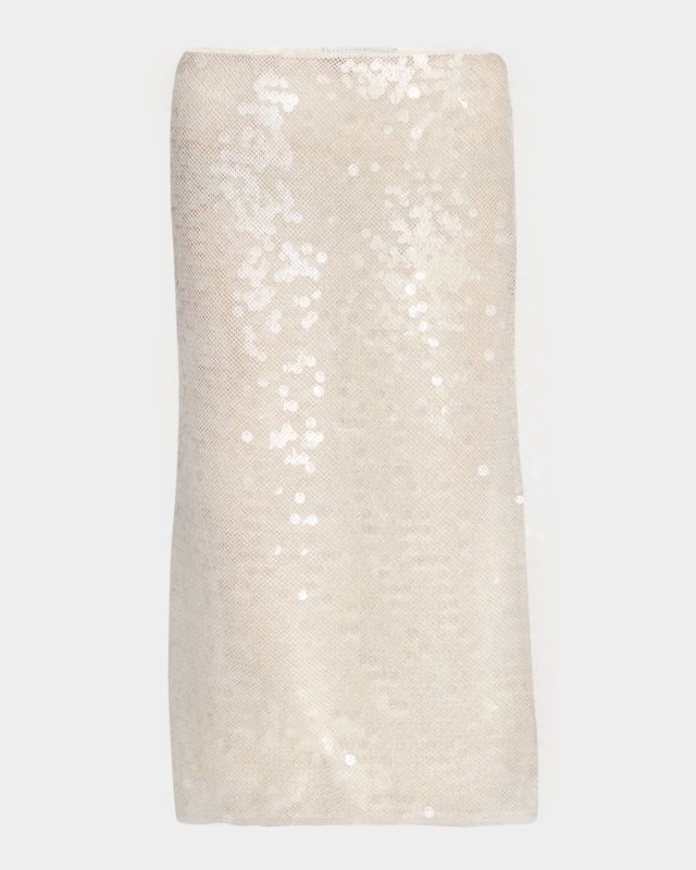 Sequined Midi Skirt